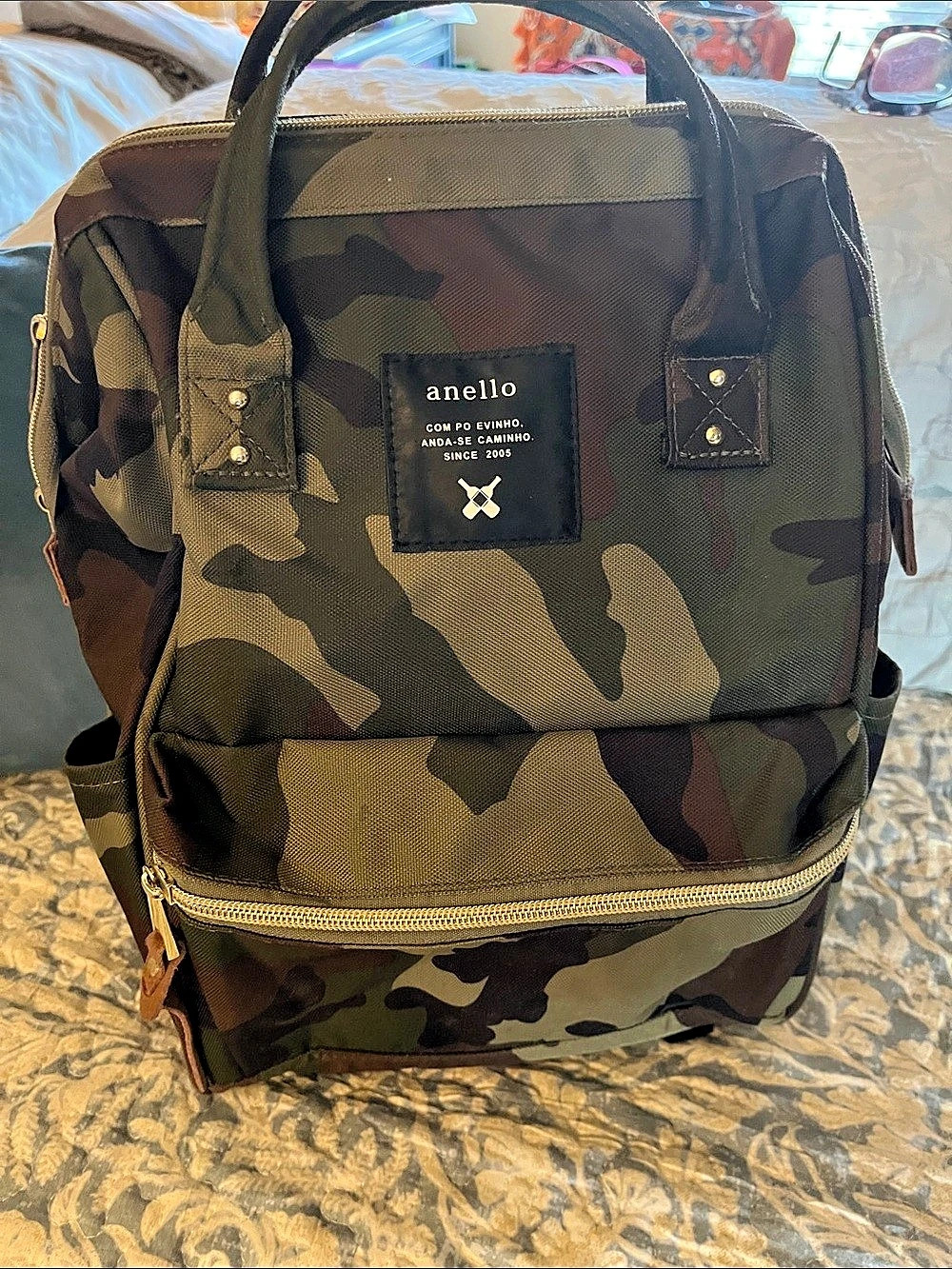 anello Camo wide open Backpack